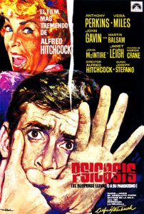 Cartel cinematográfico de la película Psicosis